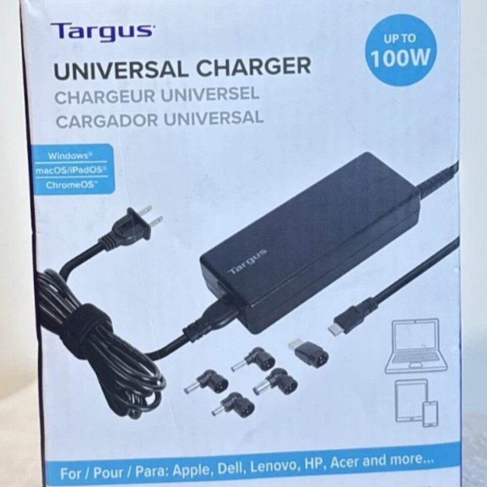 Targus Universal Laptop Charger 100W Universal A.C Adaptor APM108TT New in Box